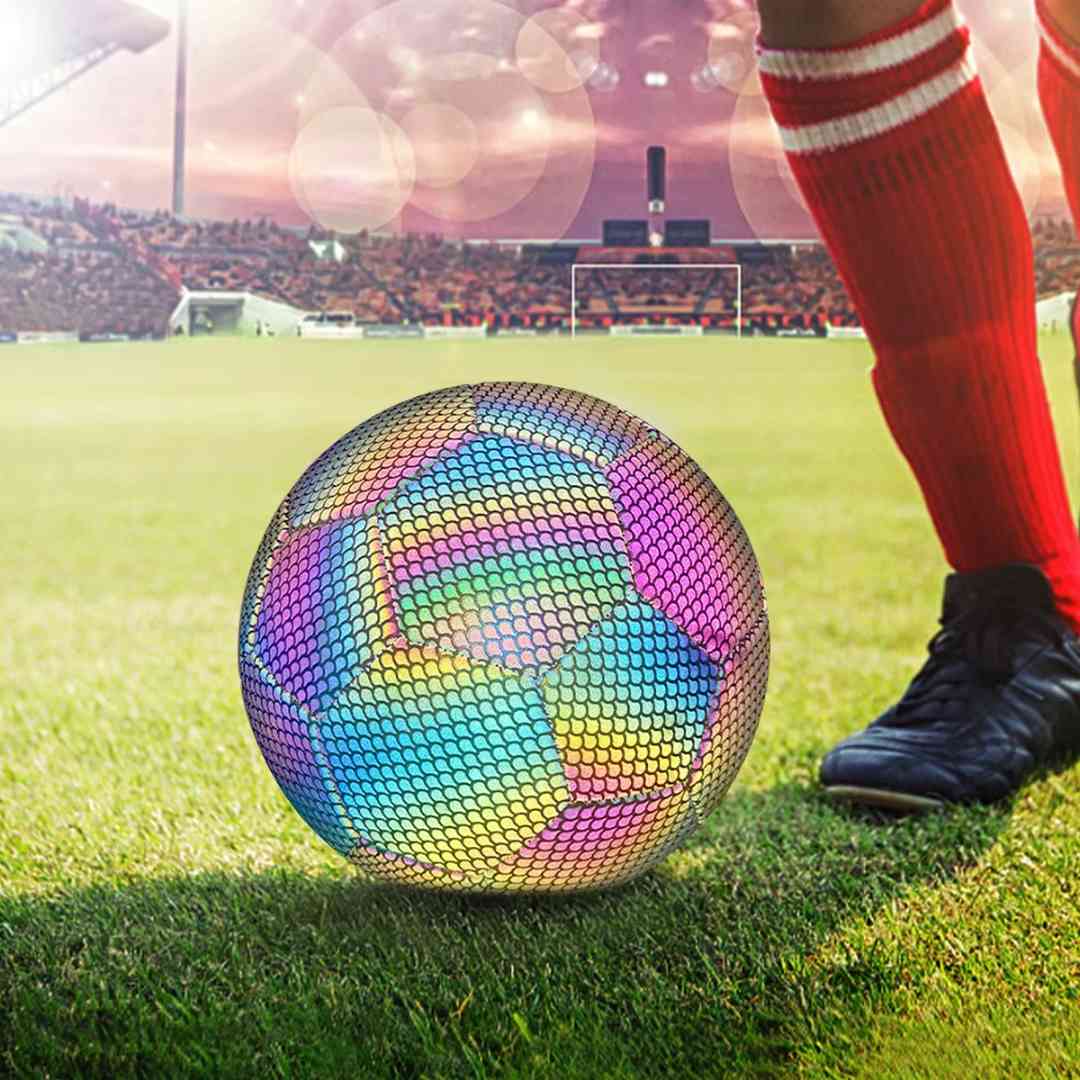 Balón de fútbol holográfico luminoso