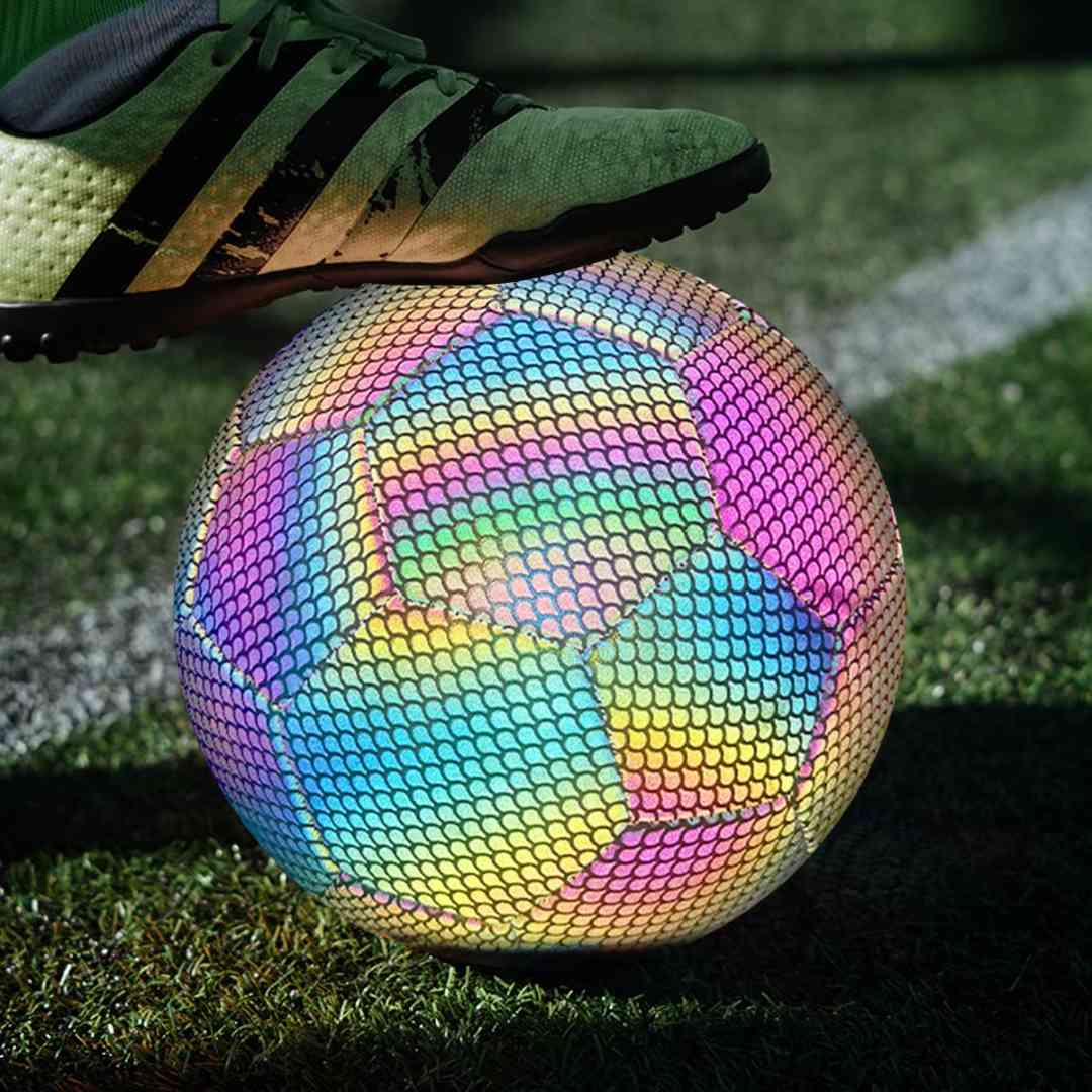 Balón de fútbol holográfico luminoso